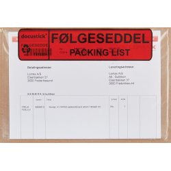 Följesedelsficka, C5, 1000 st
