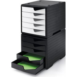 Styrswing förvaringsbox med 5 lådor, svart