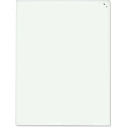 Naga magnetisk glastavla 60x80 cm, vit