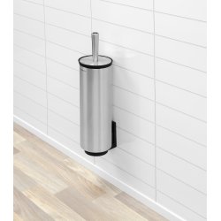 Toalettborste och hållare för vägg Brabantia, Blan