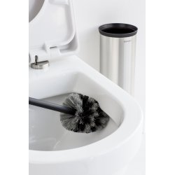 Brabantia Toiletbørste og holder t/væg, sort
