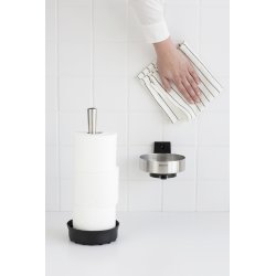 Brabantia Toiletrulle dispenser t/væg, blank stål