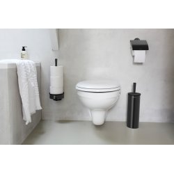 Brabantia Toiletrulle dispenser t/væg, sort