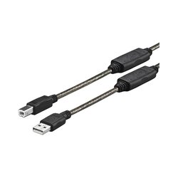 VivoLink USB 2.0 Kabel A-B M-M, 20m