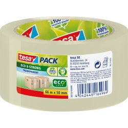 tesa ecoLogo Packtejp, 50 mm, PP, klar