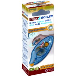tesa ecoLogo engångsroller, icke-permanent lim, 8,