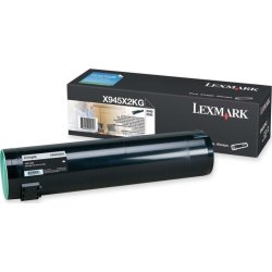 Toner Lexmark X945X2KG Svart 36 000 sidor