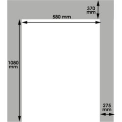 U-profil lyftbord, 1000 kg