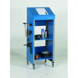 Skrivbord för verkstadsvagn 230x490x445 mm Blå