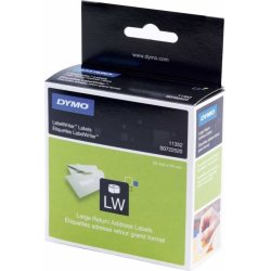 Dymo LW returadressetikett, 25x54 mm