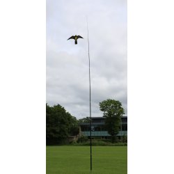 Fågelskrämma | Set med 10 m teleskopstång & fågel