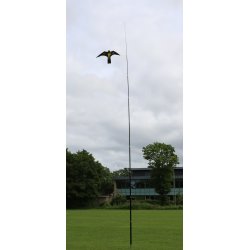 Fågelskrämma set - 10 m teleskopisk stolpe & fågel