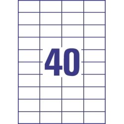 Budget Multietikett, 52x30 mm
