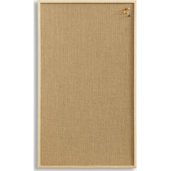 Pinboard opslagstavle, 60 x 100 cm, hessian