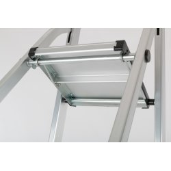 Trappstege med 3 steg | Aluminium | Höjd 62 cm