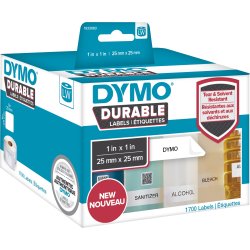 Dymo LabelWriter Durable etiketter str. 25 x 25 mm