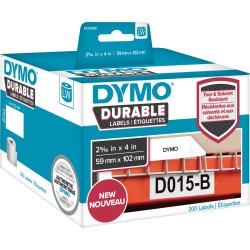 Dymo LabelWriter Durable etiketter str. 59 x 102mm