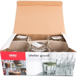 Dricksglas Aida Atelier Granit 28 cl