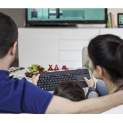 Logitech K400 Plus trådlöst tangentbord, svart