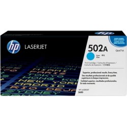 HP 502A/Q6471A lasertoner, blå, 4000 s