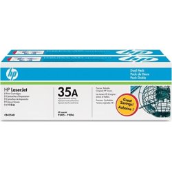 HP nr 35A/CB435AD lasertoner, svart, 1500 s, 2-pac