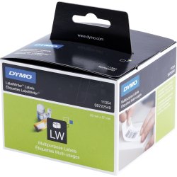 Dymo universaletikett, 32x57 mm, 1000 st