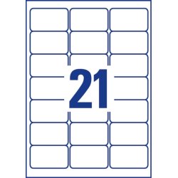 Avery L7160-100 Q.P. adressetiketter, 63,5x38,1 mm