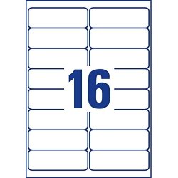 Avery LR7162-100 adressetiketter, 99,1 x 33,9 mm