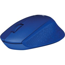 Logitech M330 Silent Plus mus, blå