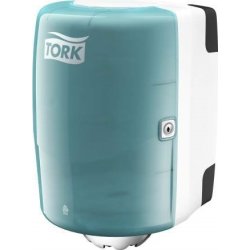 Tork M2 Dispenser Aftørringspapir, turkis/hvid
