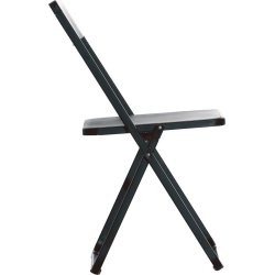 Slim fällbara stol svart H78xD51xB44 cm