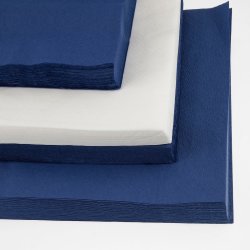 Pappersservett 2-lags 33x33 cm Vit 100 st