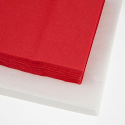 Pappersservett 2-lags 33x33 cm Röd 100 st