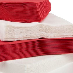 Pappersservett 2-lags 33x33 cm Röd 100 st
