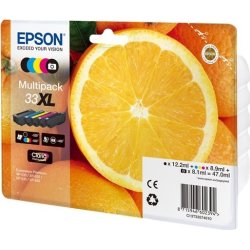 Epson 33 bläckpatroner, XL flerpack