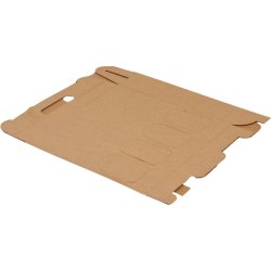 Presentask för öl, 4 flaskor, brun