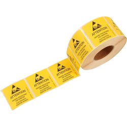 Etikettrulle ESD, 1000 st.