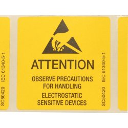 Etikettrulle ESD, 1000 st.