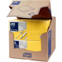 Tork Frokostservietter, 2-lags, gul, 200 stk.