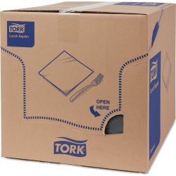 Tork Frokostservietter, 2-lags, sort, 200 stk.