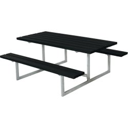 Plus Basic bord-bænkesæt, Sort