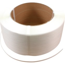 Maskinband PP Ø280 mm, 130 kg, vit, 2800 m