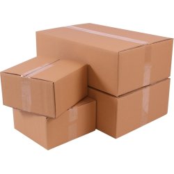 Kartonglåda 1-lagers, 700x500x500 mm