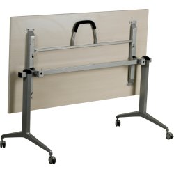 Mobilt fällbart bord 120x80 cm lönnmelamin