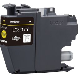 Brother LC3217Y blækpatron, gul, 550s