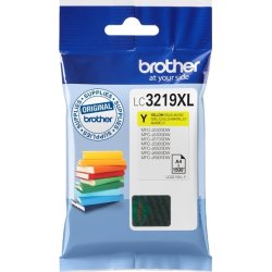 Brother LC3219XLY XL blækpatron, gul, 1500s