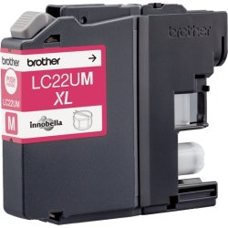 Brother LC22UM XL bläckpatron, magenta, 1200 s