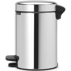 Brabantia Pedalspand 3 L, brilliant steel