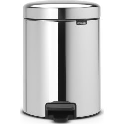 Brabantia Pedalspand, 5 L, brilliant steel