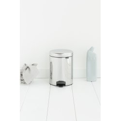 Brabantia Pedalspand, 5 L, brilliant steel
